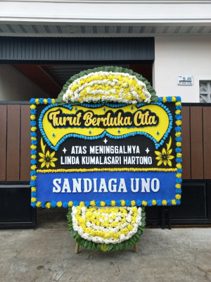 Papan Bunga Duka di Senggarang